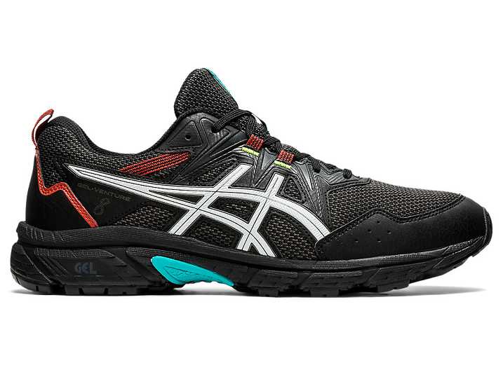 Asics GEL-VENTURE 8 Moški Tekaški Čevlji Temno Sive Bele | Slovenija-6428197