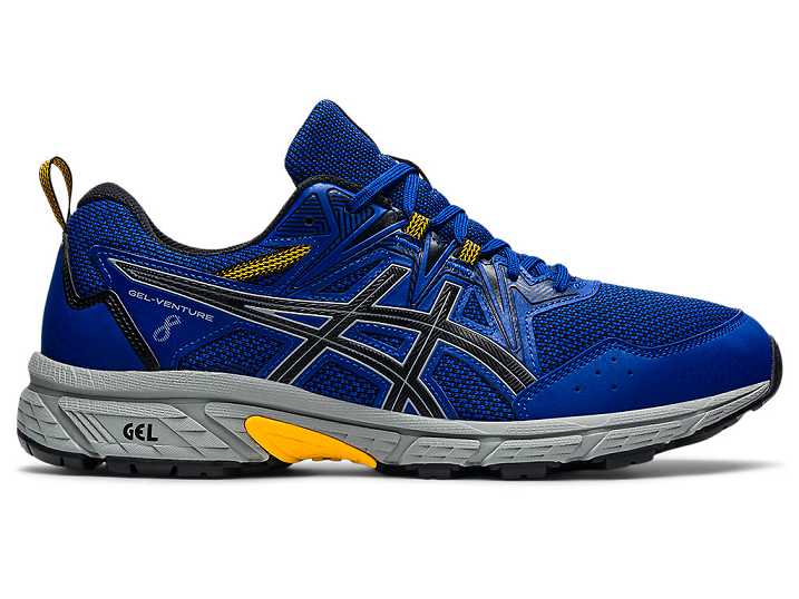 Asics GEL-VENTURE 8 Moški Tekaški Čevlji Modre Črne | Slovenija-7560392