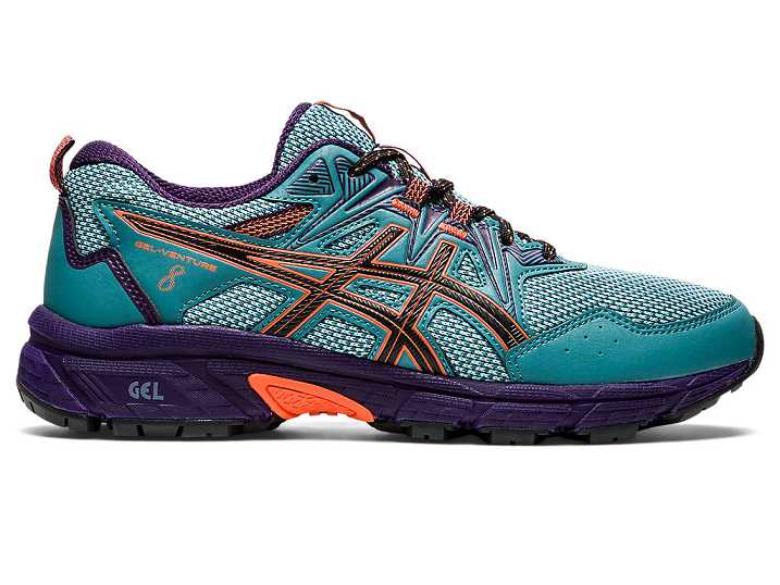 Asics GEL-VENTURE 8 Ženske Tekaški Čevlji Temno Zelene Oranžne | Slovenija-3074685