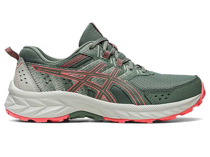 Asics GEL-VENTURE 9 Ženske Tekaški Čevlji Temno Zelene | Slovenija-3654702