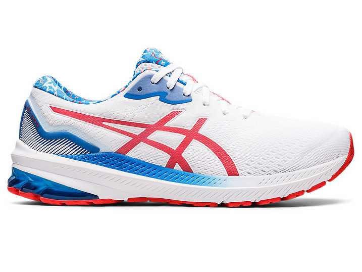 Asics GT-1000 11 Moški Tekaški Čevlji Bele Rdeče | Slovenija-7152609