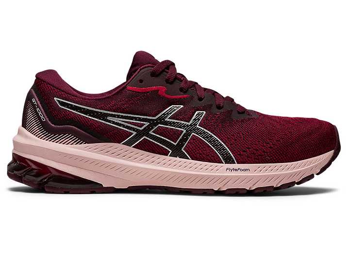 Asics GT-1000 11 Ženske Tekaški Čevlji Rdeče Srebrne | Slovenija-5138964