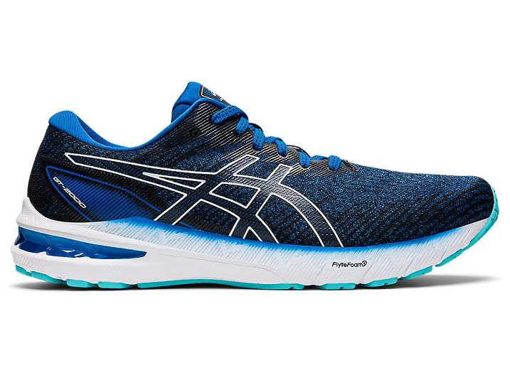 Asics GT-2000 10 WIDE Moški Tekaški Čevlji Modre Bele | Slovenija-7532849