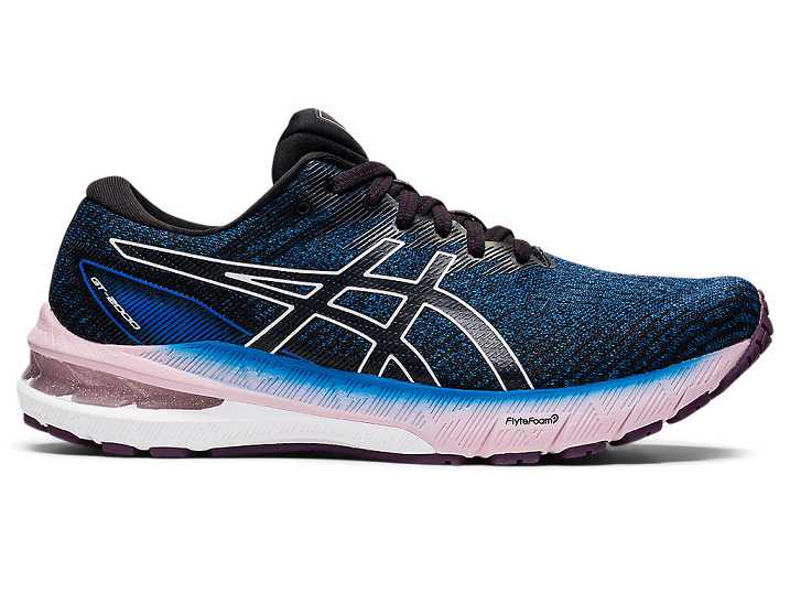 Asics GT-2000 10 WIDE Ženske Tekaški Čevlji Modre Bele | Slovenija-8650423