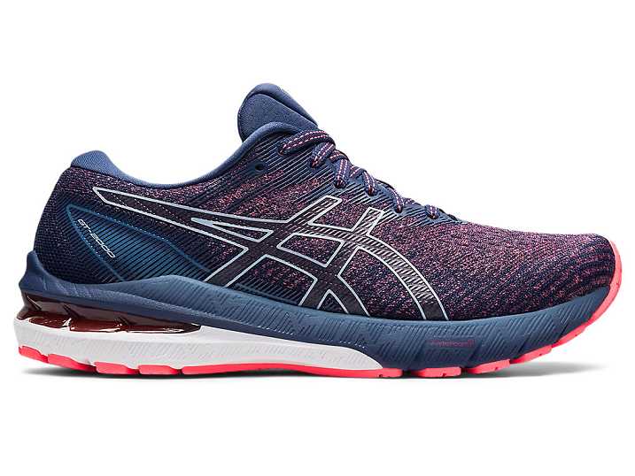 Asics GT-2000 10 Ženske Tekaški Čevlji Koralne Modre | Slovenija-1039872