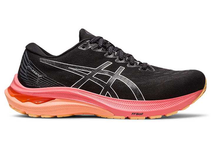 Asics GT-2000 11 WIDE Ženske Tekaški Čevlji Črne Srebrne | Slovenija-6845291