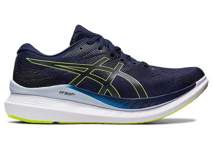 Asics GlideRide 3 Moški Tekaški Čevlji Temno Modre Črne | Slovenija-6539702