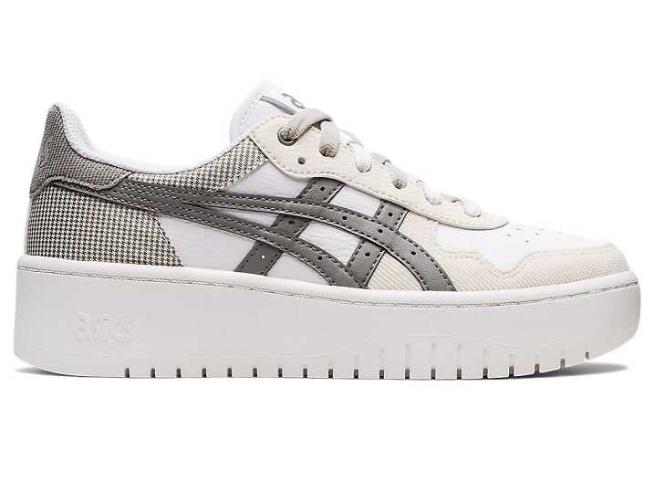 Asics JAPAN S PF Ženske Superge Bele Sive | Slovenija-9815476