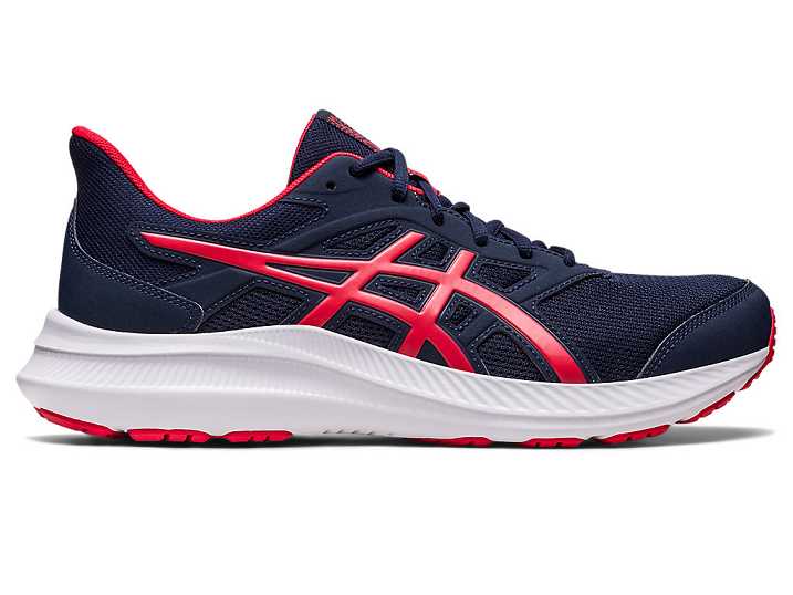 Asics JOLT 4 EXTRA WIDE Moški Tekaški Čevlji Temno Modre Rdeče | Slovenija-0859134