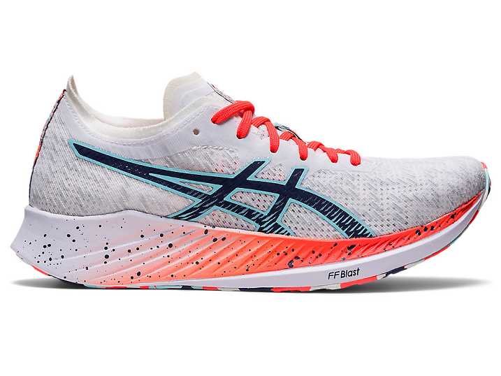 Asics MAGIC SPEED Ženske Tekaški Čevlji Bele Modre | Slovenija-0284795