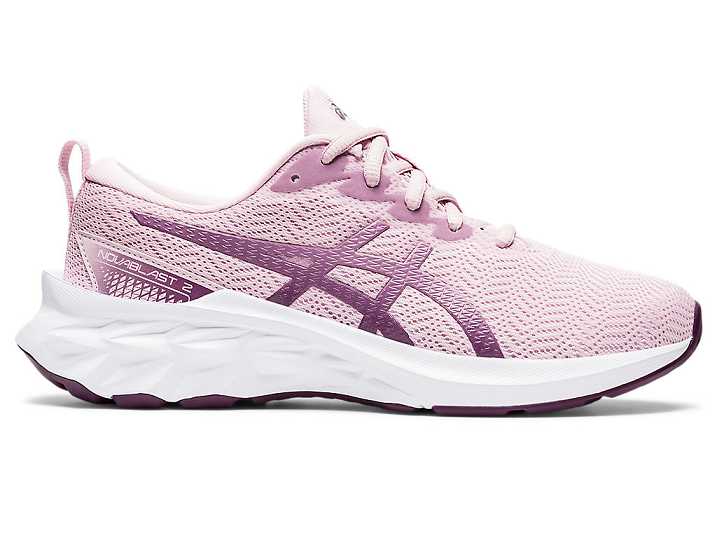 Asics NOVABLAST 2 Otroški Tekaški Čevlji Roza Srebrne | Slovenija-2693507