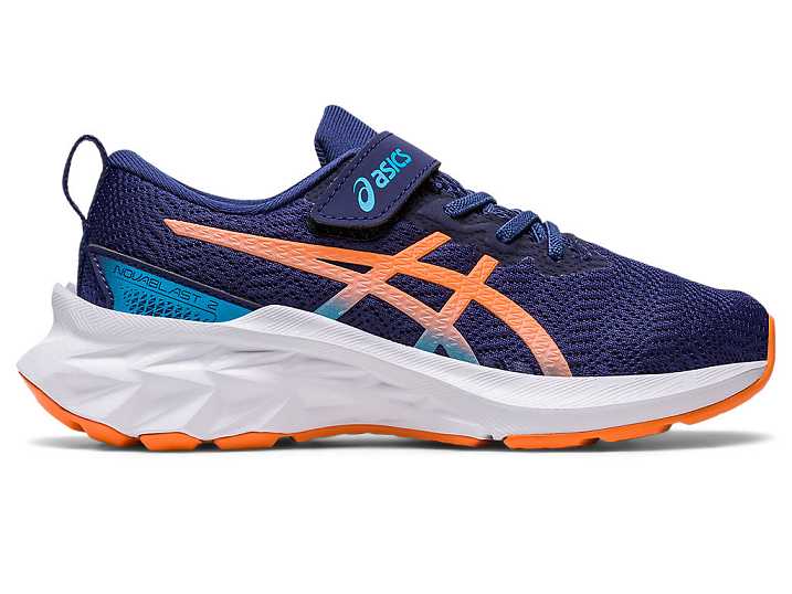 Asics NOVABLAST 2 Otroški Tekaški Čevlji Modre Oranžne | Slovenija-6792153