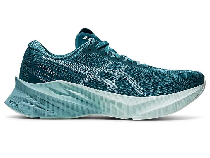 Asics NOVABLAST 3 Ženske Tekaški Čevlji Temno Zelene Modre | Slovenija-8372941