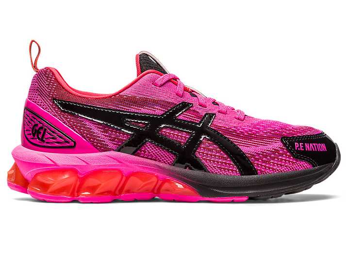 Asics P.E NATION X GEL-QUANTUM 180 VII Ženske Superge Roza Črne | Slovenija-1205783