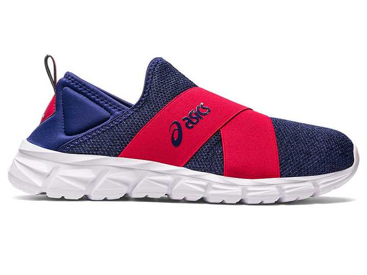 Asics QUANTUM LYTE SLIP-ON Ženske Superge Modre Rdeče | Slovenija-8726451