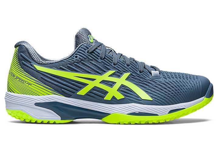 Asics SOLUTION SPEED FF 2 OC Moški Teniški Copati Sive Modre Zelene | Slovenija-0836452