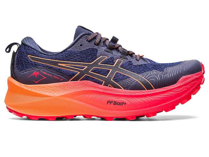 Asics Trabuco Max 2 Moški Tekaški Čevlji Temno Modre Črne | Slovenija-4983210