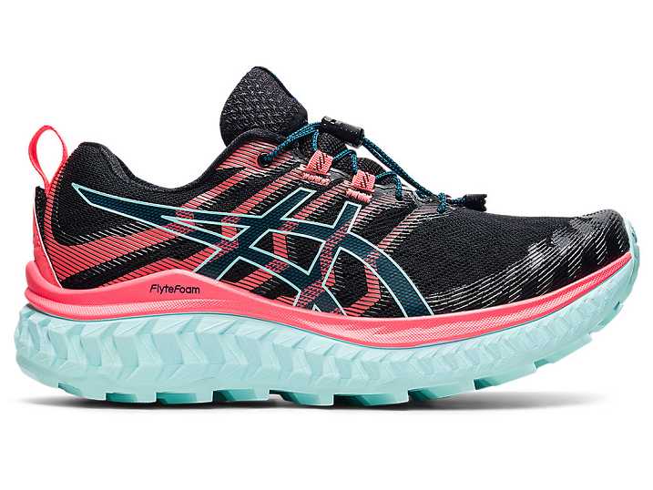 Asics Trabuco Max Ženske Tekaški Čevlji Črne Koralne | Slovenija-8327049