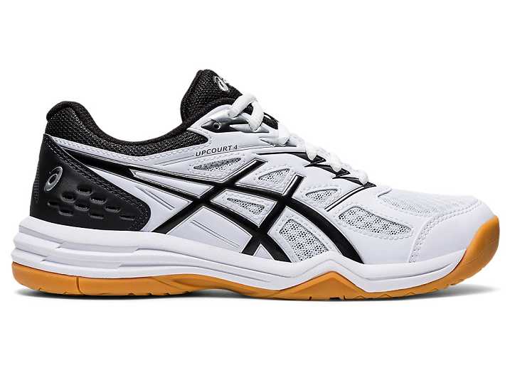 Asics UPCOURT 4 Otroški Superge Bele Črne | Slovenija-9657108