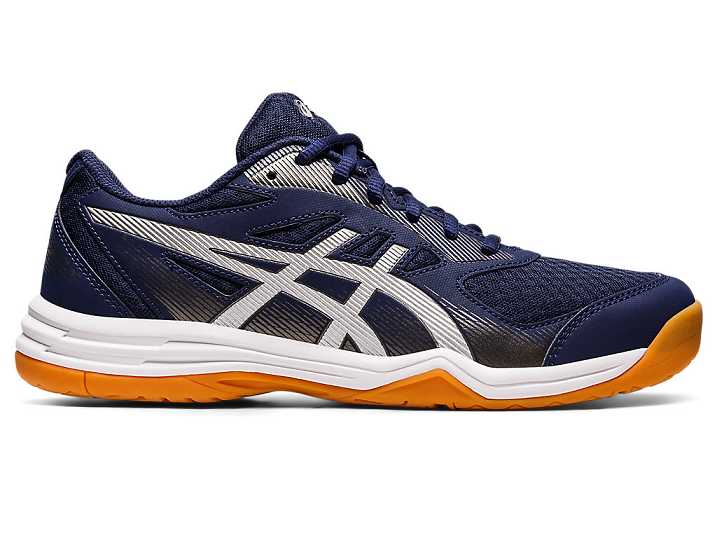 Asics UPCOURT 5 Moški Odbojkarski Čevlji Temno Modre Srebrne | Slovenija-0246857