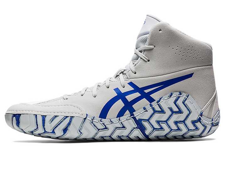 Asics AGGRESSOR 5 Moški Rokoborski Čevlji Bele Modre | Slovenija-3596107