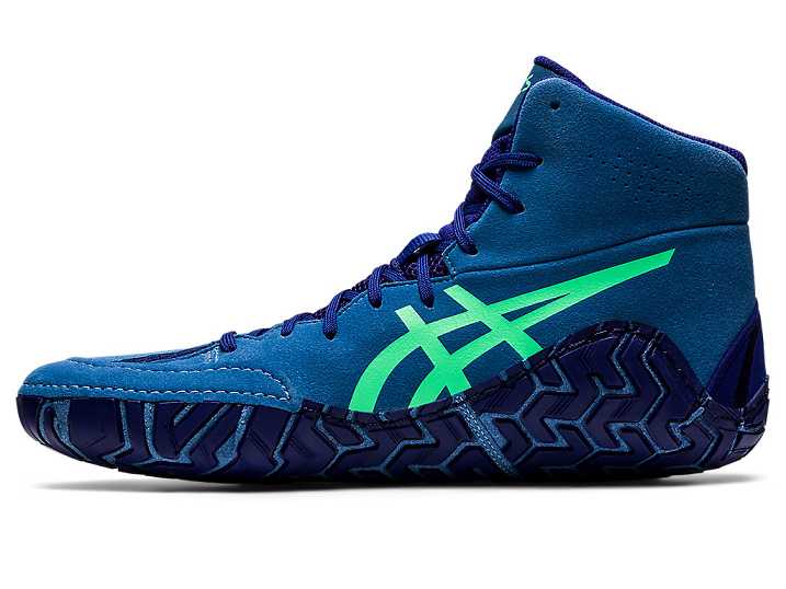 Asics AGGRESSOR 5 Moški Rokoborski Čevlji Azurno | Slovenija-6953842