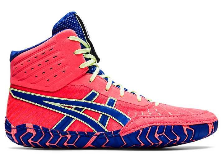 Asics Aggressor 4 Moški Rokoborski Čevlji Koralne Modre | Slovenija-7634520