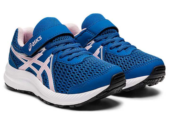 Asics CONTEND 7 Otroški Tekaški Čevlji Modre | Slovenija-1784956