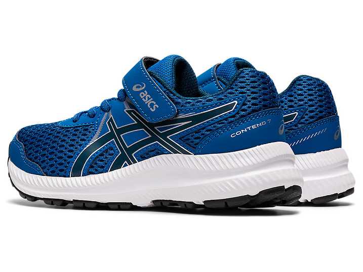 Asics CONTEND 7 Otroški Tekaški Čevlji Modre | Slovenija-5687243