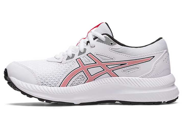 Asics CONTEND 8 Otroški Tekaški Čevlji Bele Rdeče | Slovenija-4695813