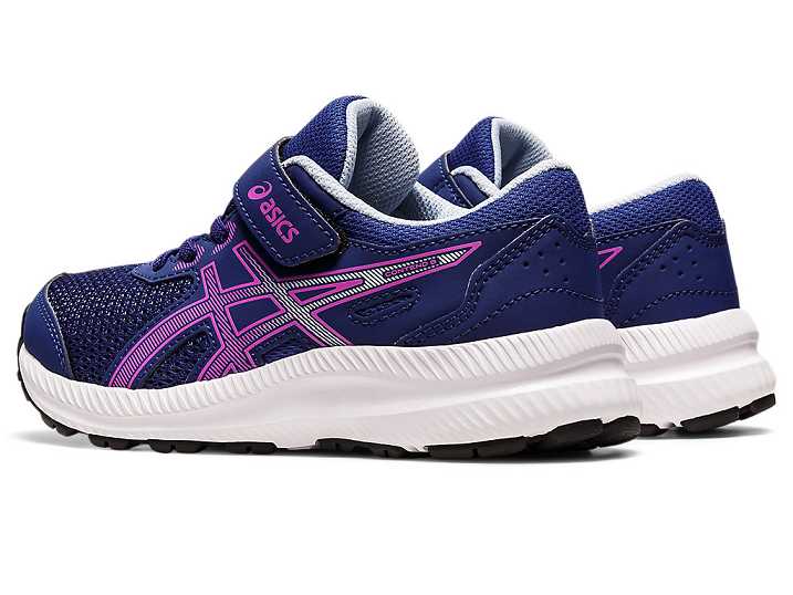 Asics CONTEND 8 Otroški Tekaški Čevlji Modre Vijolične | Slovenija-7490681