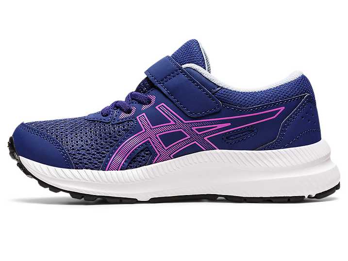 Asics CONTEND 8 Otroški Tekaški Čevlji Modre Vijolične | Slovenija-7490681