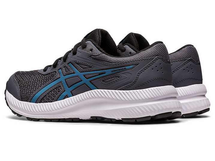 Asics CONTEND 8 Otroški Tekaški Čevlji Sive Modre | Slovenija-2631875