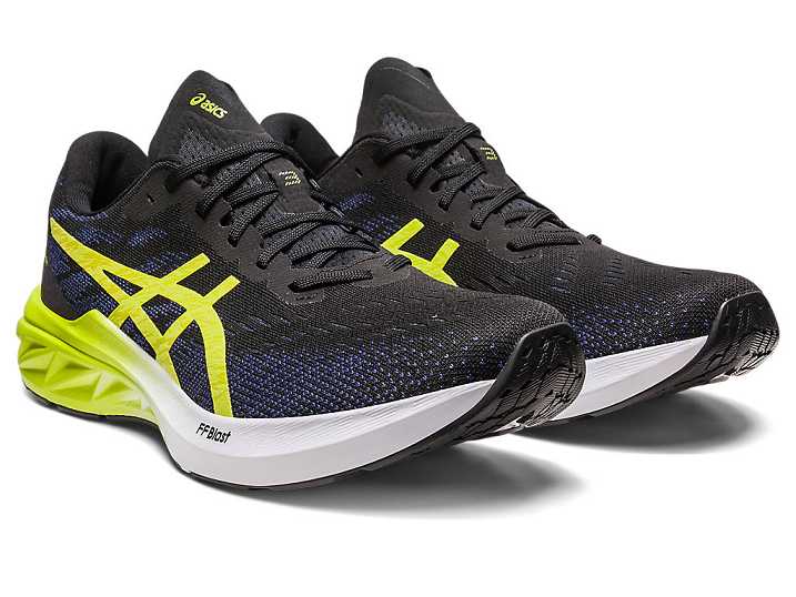 Asics DYNABLAST 3 Moški Tekaški Čevlji Črne Svetlo Zelene | Slovenija-7294615