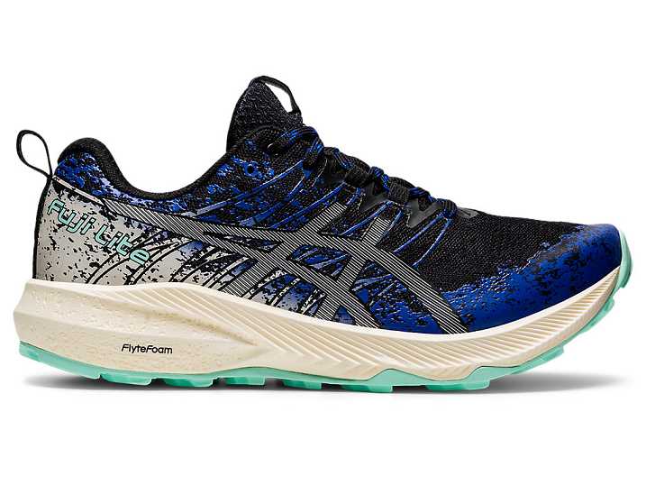 Asics FUJI LITE 2 Ženske Tekaški Čevlji Črne Srebrne | Slovenija-0356417