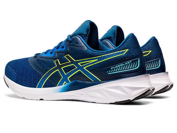 Asics FUZEBLAST Moški Tekaški Čevlji Modre Zelene | Slovenija-8375109