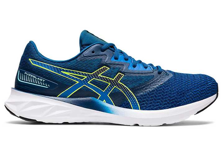 Asics FUZEBLAST Moški Tekaški Čevlji Modre Zelene | Slovenija-8375109