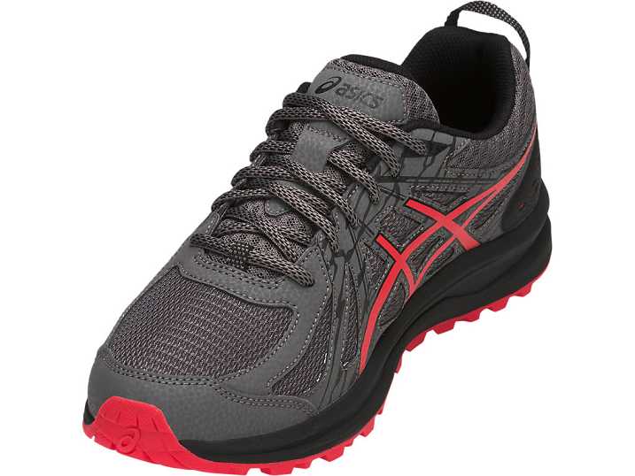 Asics Frequent Trail Moški Tekaški Čevlji Temno Sive Rdeče | Slovenija-5719860