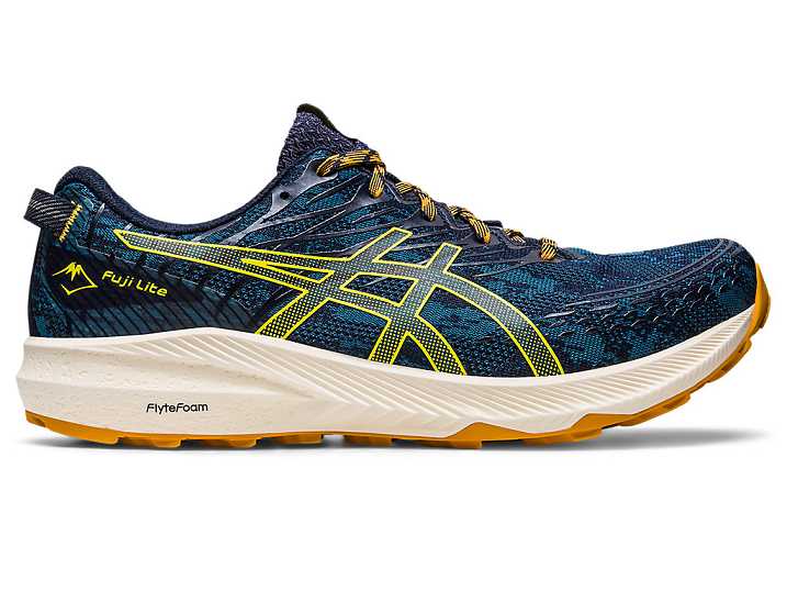 Asics Fuji Lite 3 Moški Tekaški Čevlji Turkizna Zlate Rumene | Slovenija-4812097