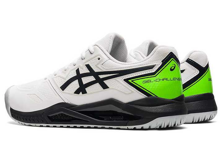 Asics GEL-CHALLENGER 13 Moški Teniški Copati Bele Zelene | Slovenija-7412350