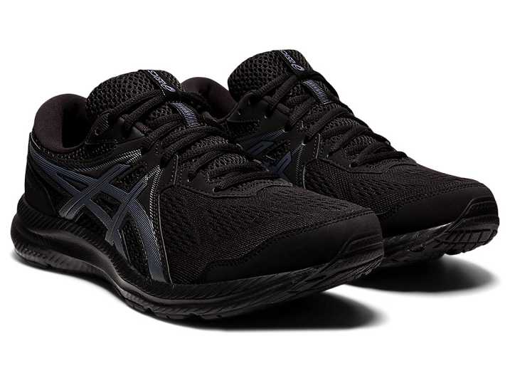 Asics GEL-CONTEND 7 Moški Pohodni Čevlji Črne Sive | Slovenija-2301467