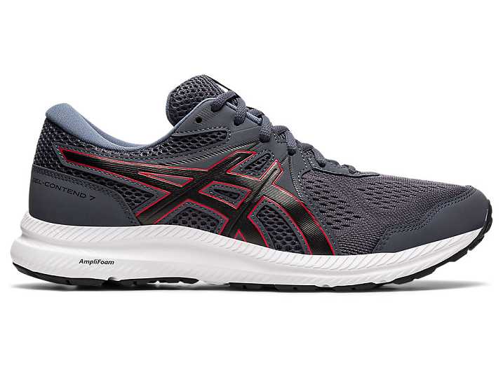 Asics GEL-CONTEND 7 Moški Pohodni Čevlji Sive Rdeče | Slovenija-8631704