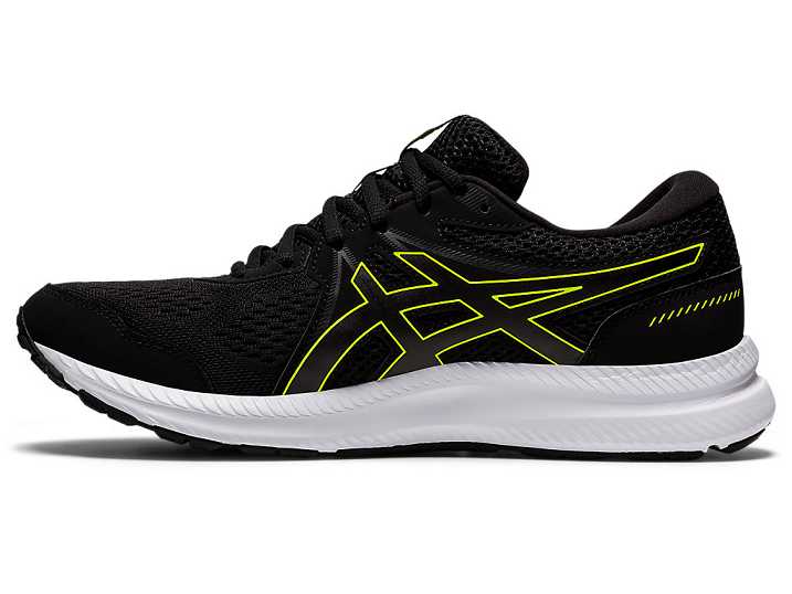 Asics GEL-CONTEND 7 Moški Tekaški Čevlji Črne Zelene | Slovenija-1362954