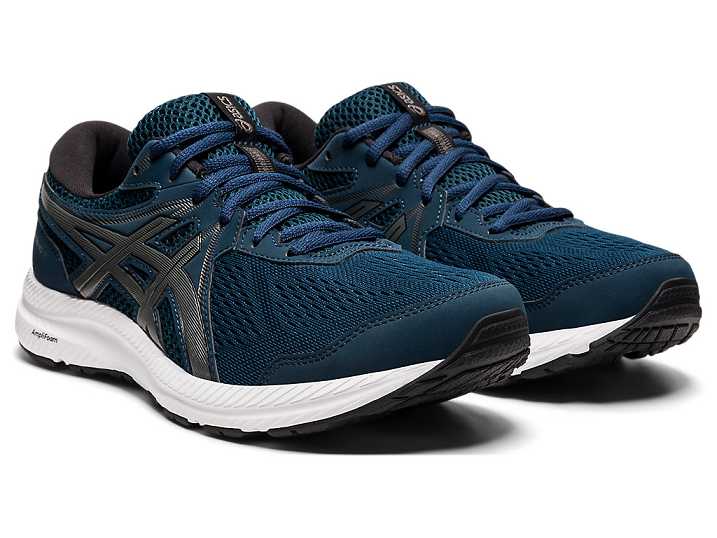 Asics GEL-CONTEND 7 Moški Tekaški Čevlji Modre | Slovenija-1582704