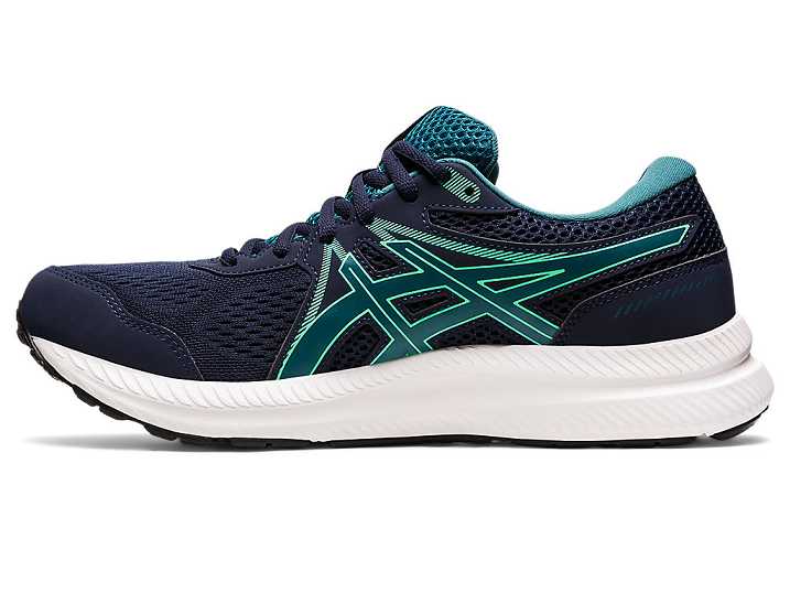 Asics GEL-CONTEND 7 Moški Tekaški Čevlji Temno Modre Temno Zelene | Slovenija-7624138