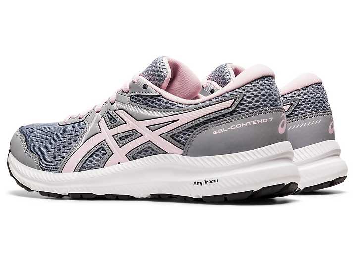 Asics GEL-CONTEND 7 Ženske Pohodni Čevlji Sive Roza | Slovenija-6520819