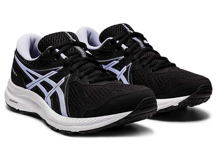 Asics GEL-CONTEND 7 Ženske Pohodni Čevlji Črne | Slovenija-6582179