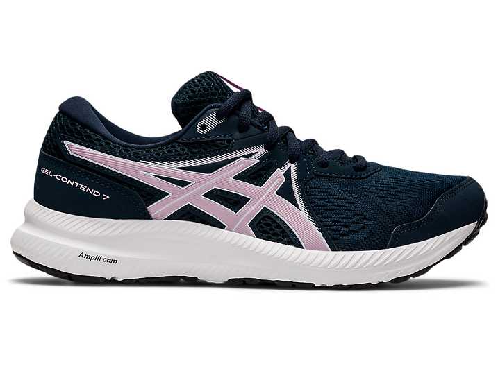 Asics GEL-CONTEND 7 Ženske Pohodni Čevlji Modre Roza | Slovenija-8976034