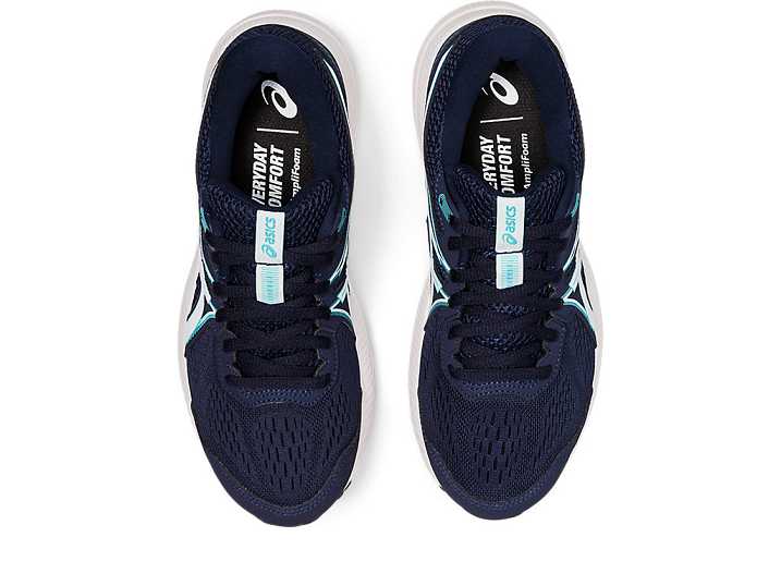 Asics GEL-CONTEND 7 Ženske Tekaški Čevlji Temno Modre | Slovenija-9705236