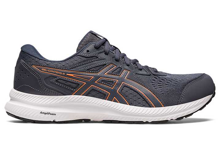 Asics GEL-CONTEND 8 EXTRA WIDE Moški Tekaški Čevlji Sive | Slovenija-2564390